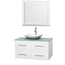36 floating bathroom vanity with sink stone bathroom countertop single wall mounted bathroom vanity with top vanity cabinetung undermount sink. Centra 42 Single Bathroom Vanity For Vessel Sink Matte White Beautiful Bathroom Furniture For Every Home Wyndham Collection