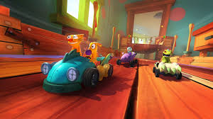 Choose from 30 of nickelodeon's hall of fame, incluuding jojo siwa, spongebob squarepants, the teenage mutant ninja turtles, the babies from rugrats, the cool kids from hey arnold!, ren and stimpy, lincoln loud and his sisters, and more! Three Ways Nickelodeon Kart Racers 2 Is Bigger And Better Than The Original Egm