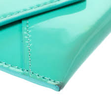 Tiffany & co business card holder. Tiffany Co Light Green Patent Leather Business Card Holder Tiffany Co Tlc