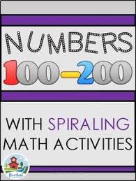 This Unit Focuses On Counting Practice From 100 To 200 Giving Students An Isolated Understanding Of Number Upper Elementary Math Teaching Math Elementary Math