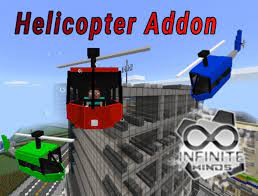 The helicopters in this mod can take a couple of minutes to master the controls . Helicopter Mod Addon Minecraft Pe 1 12 0 12 1 12 0 1 11 0 1 10 0