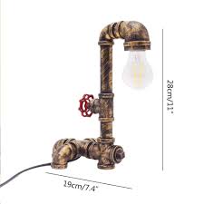 Daylight saving time aka daylight savings, dst, or summer time. Jinhan Steam Punk Lamp Iron Piping Desk Lamp E26 Night Lamp Industrial Vintage Light E27 Rustic Metal Desk Lamp Retro Desk Lamp Bar Decoration Desk Light Bulb Not Included Water Pipe Table