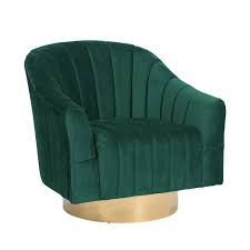 Furniture and accents for every room. Swanson Green Velvet Swivel Chair Ilham Home Decorations