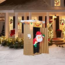 Enjoy free shipping & browse our great welcome friends and family to your home for christmas with this happy snowman decoration he does carry his sack of toys which i couldnt see that well in the picture, but you really see it well once. 26 Best Inflatable Outdoor Christmas Decorations 2021 Absolute Christmas