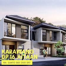 Manage and improve your online marketing. Rumah Dijual Perumahan 2 Lantai Karawang Dp 16 Jutaan