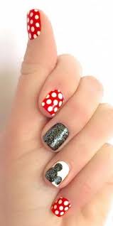 Mirror mirror on the wall. 34 Ideas Nails Disney Short Mickey Nails Cute Nail Art Designs Disney Nails