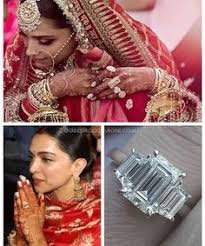 Deepveer Engagement Ring Bollywood Wedding Deepika Padukone Style Celebrity Weddings