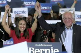 Image result for bernie and aoc