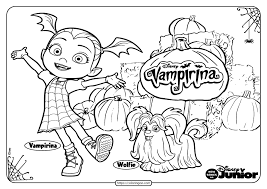 — you can quickly choose suitable pictures for your kids absolutely free of charge. Printable Vampirina Halloween Coloring Pages 01