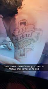 Trevor's tattoo : r/GTA