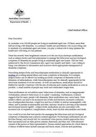An example of a cover letter for a medical assistant. Letter From The Chief Medical Officer To Prescribers Australian Government Department Of Health
