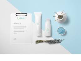 This Branding I Made For A Spa Company Cosmetics Mockup Free Mockup Design Freebie