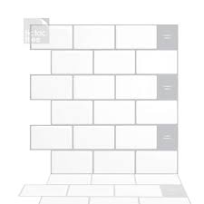 Our high quality wall tiles will make a bold impact in any space in your kitchen, bathroom, laundry room and more. Tic Tac Tiles 5 Sheets 12 X 12 Peel And Stick Self Adhesive Removable Stick On Kitchen Backsplash Bathroom 3d Wall Sticker Wallpaper Tiles In Subway Designs In Mono White Buy Online In Aruba