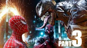 Venom Vs Spider Man Deadpool Part 3 Youtube Spiderman Art Avengers Poster Spiderman