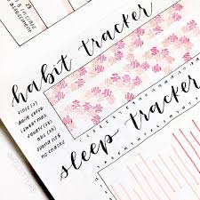 The Best Way To Change A Habit Is To Track Your Habits This Can Be Easily D Habit Tracker Bullet Journal Bullet Journal Lettering Ideas Bullet Journal Tracker
