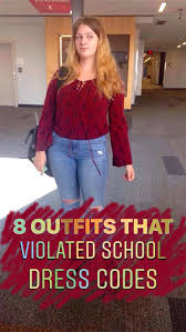 9 Outfits That Violated Dress Codes In American Schools Dress Codes School Dress Code Tumblr Dress