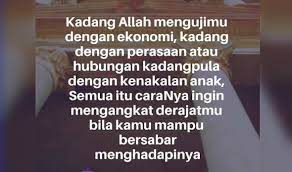 Tuliskan beberapa contoh perilaku yang mencerminkan keimanan terhadap. Sabar Hadapi Ujian Allah Dugaan Tanda Allah Sayang Kita Online News