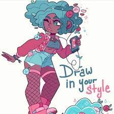 Another Great Draw This In Your Style Inspiration From Lunarjokester Drawing Designs Christieb Art Style Challenge Cute Art Styles Cartoon Art Styles