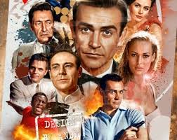 Dr. No (1962) Poster James Bond Series Spy Film Wall Decor Print Sean  Connery, Ursula Andress, Joseph Wiseman Art Gift