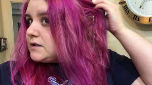Ion Color Brilliance Neon Brights Hair Color Review Radiant Orchid Hottie Pink Youtube