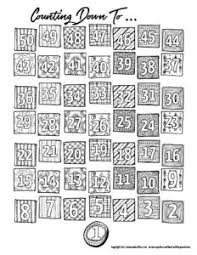 Maybe you would like to learn more about one of these? Printable Countdown Calendar And Progress Tracker Color In Moms And Crafters