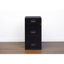 Shop Space Solutions 18in Deep 3 Drawer Metal Organizer File Cabinet With Pencil Drawer Black Overstock 18252613