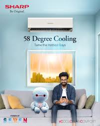 Scorching heat? Not a chance! 🔥❄️ With Sharp AC’s 58° Cooling, even the  hottest days don’t stand a chance. Stay cool, stay unstoppable! 💙, #SHARP  #SHARPIndiaAppliances #coolcleancomfort