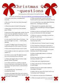 Printable general christmas trivia easy christmas trivia 1 easy christmas trivia 2 medium difficulty general trivia difficult christmas trivia difficult christmas trivia 2. A Christmas Quiz Questions English Esl Worksheets For Distance Learning And Physical Classrooms