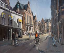 Groningen Academiegebouw Rug 2013 50x60cm Schilderij Groningen Stad