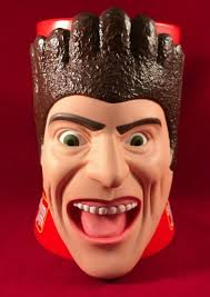 SLIM JIM GUY MAN Mug Cup ADVERTISING DISPLAY 90s EAT ME