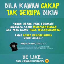 Maybe you would like to learn more about one of these? Shbooxs Bila Cakap Tak Serupa Bikin Be Like Kita
