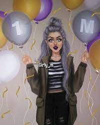 صور بنات رسم صور بنات مرسومة كارتونيه girly m instagram girly m girly