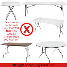 Folding Table Leg Risers Extenders Vispronet Folding Table Legs Folding Table Table Legs