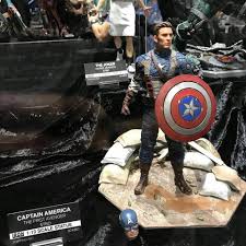 We got them into one room. Statue Iron Studios Captain America The First Avenger 1 10