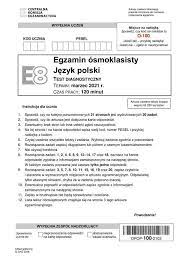 Rezultaty testu ósmoklasisty cke i oke udostępnią o godzinie 10:00. Probny Egzamin Osmoklasisty Polski 2021 Arkusze Cke Wyniki Odpowiedzi Cke Opublikowalo Arkusze Zobacz Zadania Z Egzaminu Osmoklasisty Kurier Poranny