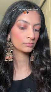 Peach Smoky Eye Look Tutorial for Brown Girls