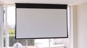However, most people refrain themselves from setting up a big projector screen because they don't have a big budget. Tech Tip Installing An In Ceiling Projector Screen From Below
