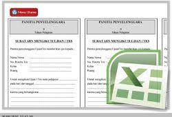 Aplikasi Cetak Kartu Panitia Penyelenggara Ujian Sekolah Dengan Excel Berkas Sekolah Aplikasi Sekolah Kartu