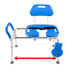 Platinum Health Hydroglyde Premium Sliding Bath Transfer Bench Shower Chair Walmart Com Transfer Bench Shower Chair Adjustable Legs