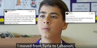 Syrian schoolboy in Northern Ireland charms the internet with Belfast  accent