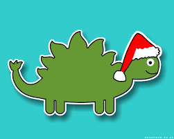 On a computer it is usually. Merry Christmas From The Festive Dino