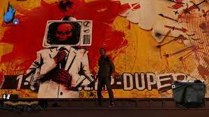 Infamous Second Son Stencil Art Infamous Second Son Painting