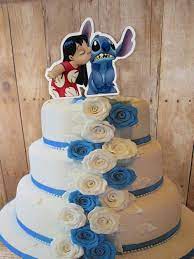 A stitch beach scene for a disney lover. Lilo And Stitch Cake Toppers