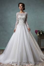 Wedding Dress Leticia Amelia Sposa Wedding Dress Wedding Dress Long Sleeve A Line Wedding Dress