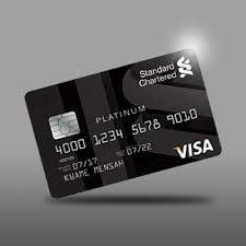 You apply to this bank to get the card, and it determines card details like. Visa Platinum Credit Card Standard Chartered Ghana