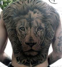 That tattoo represents the jungle that is his life. 50 Lion Back Tattoo Designs For Men Masculine Big Cat Ink Ideas Lion Back Tattoo Mens Lion Tattoo Lion Head Tattoos