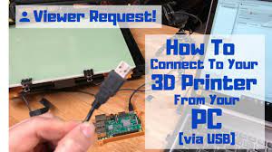 But, when i plug the printer in, cura and windows is not seeing it connected. How To Connect To Your 3d Printer From Your Pc Via Usb Youtube