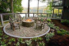 First, stake the ground to mark the center of your fire pit. Fire Pit Maintenance Tips Hgtv