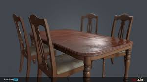 Artstation Kitchen Table And Chairs On Air Game Rainstyle Production