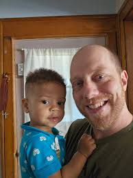 Just back from Nerdy's Barbershop! My man, Jose Miguel Burgos did a great  job with Martin's first cut!